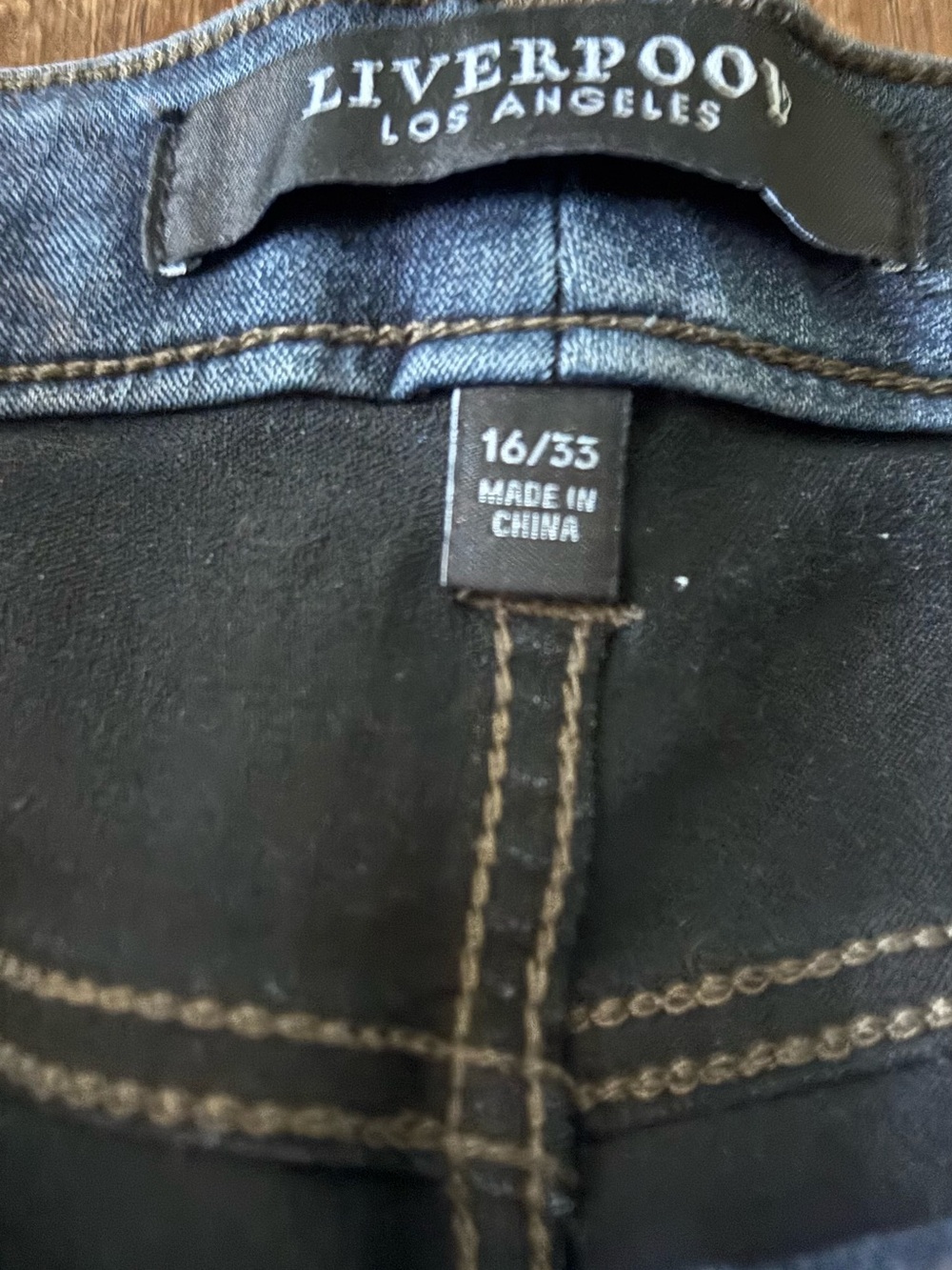 Liverpool Jeans Company Women’s Super Soft Skinny Jeans in Dark Blue Denim 16/33 - Picture 3 of 7